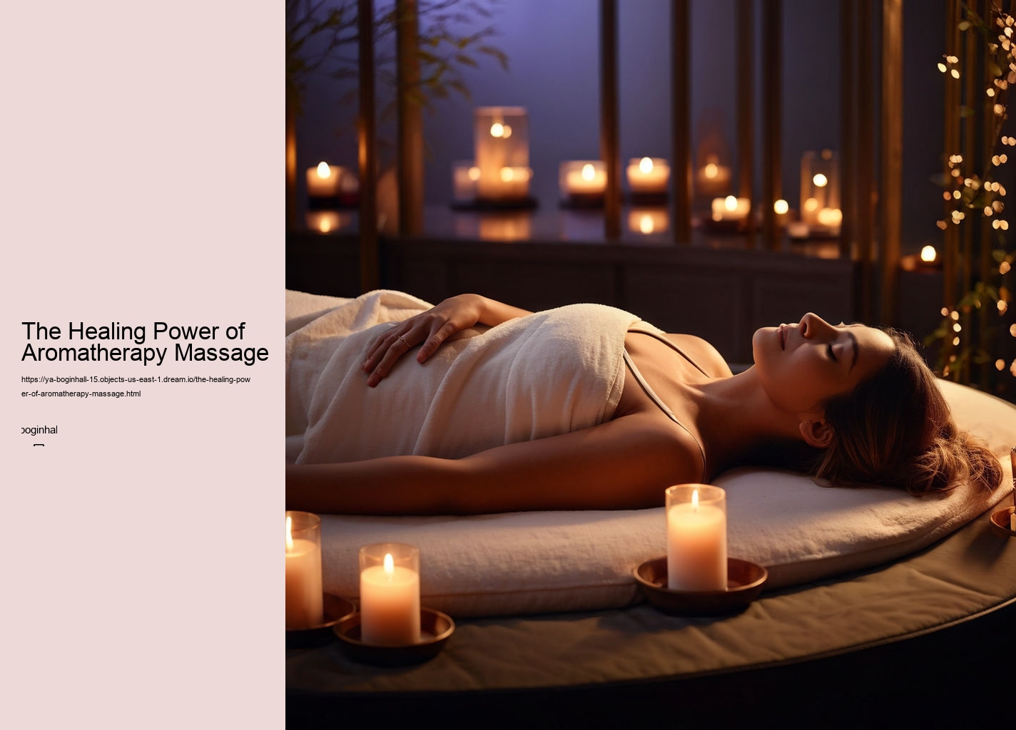 The Healing Power of Aromatherapy Massage